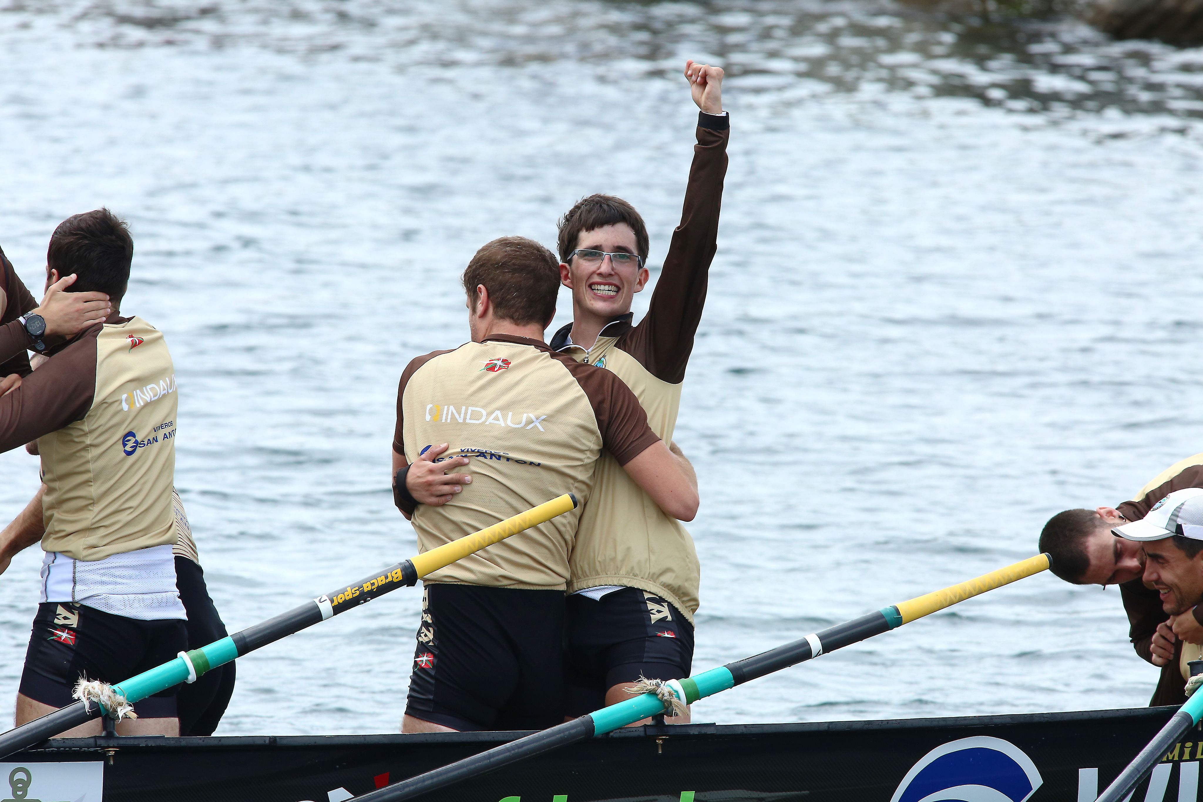 La trainera de Getaria se ha llevado en casa la bandera de la Liga ARC-1