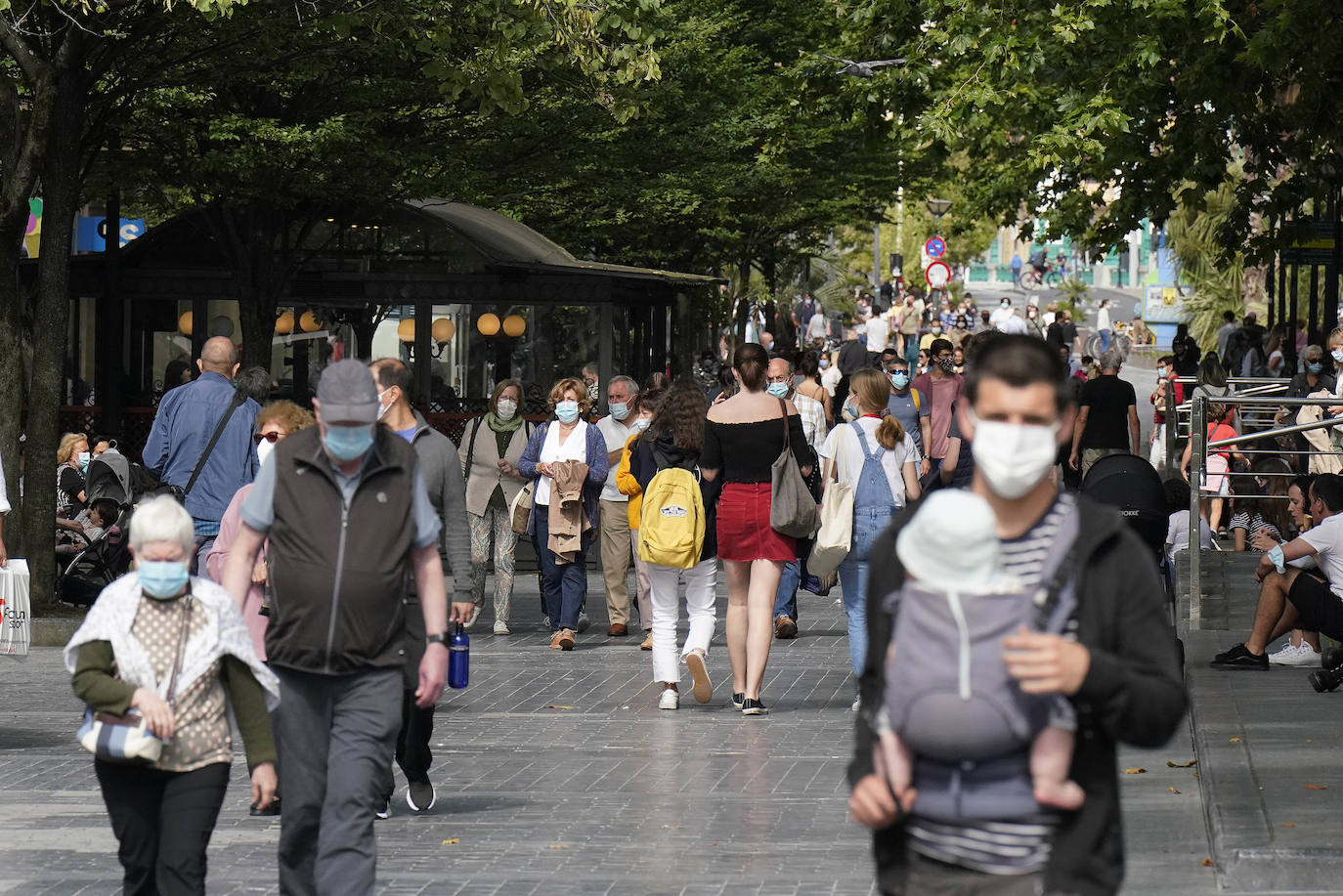 Fotos: Paseos sin mascarilla