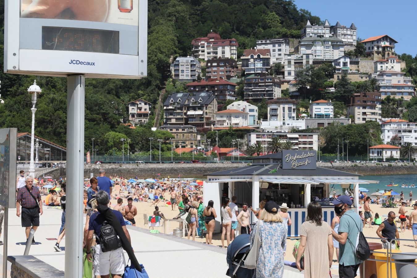 Lunes de sol y calor en Gipuzkoa.