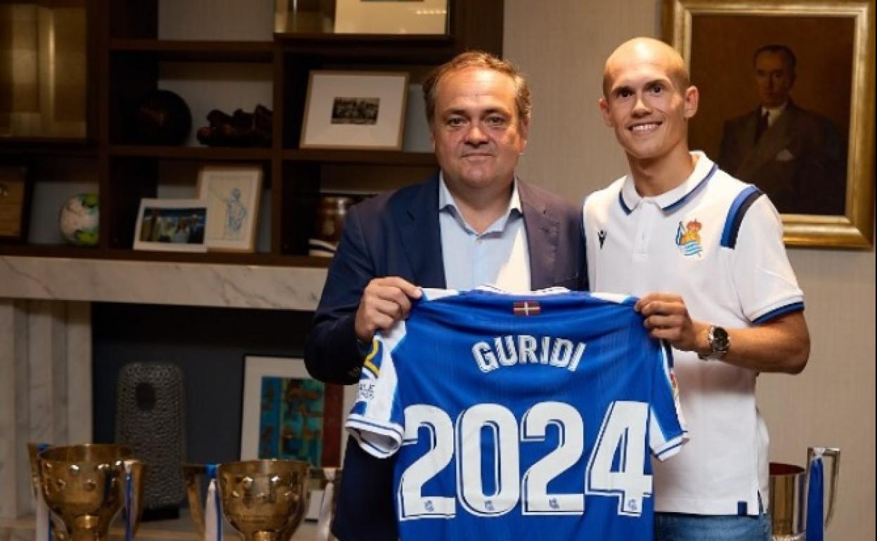 Real Sociedad renueva a Jon Guridi hasta el año 2024