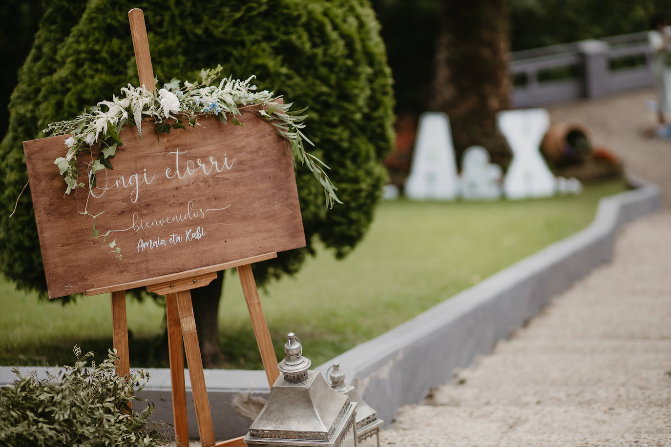 Amaia Urkia y Xabier Elorza se dieron el «sí quiero» en una emotiva ceremonia celebrada en el Mirador de Ulía