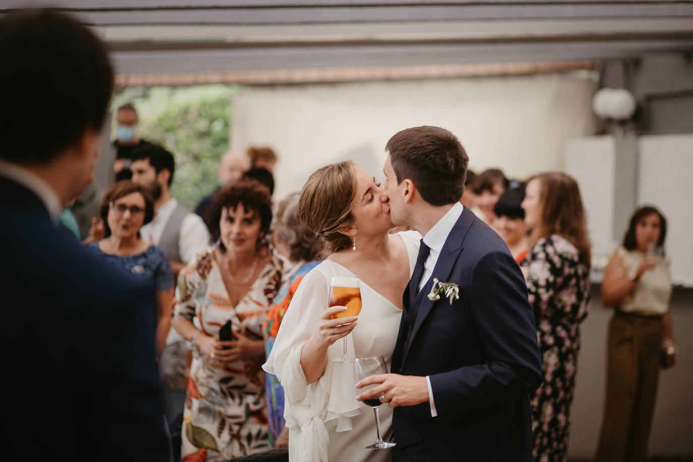 Amaia Urkia y Xabier Elorza se dieron el «sí quiero» en una emotiva ceremonia celebrada en el Mirador de Ulía