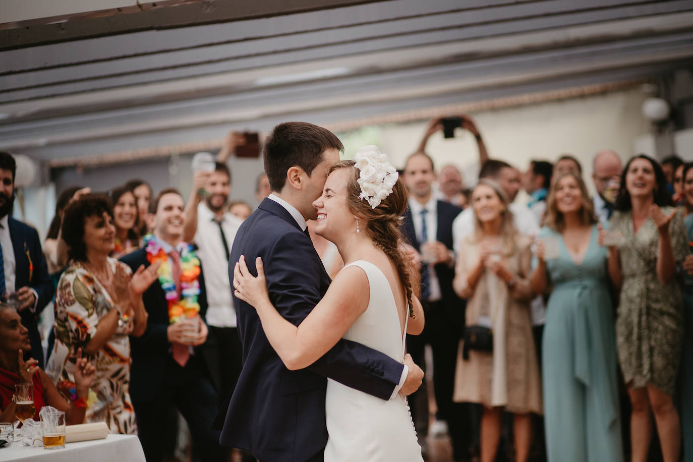 Amaia Urkia y Xabier Elorza se dieron el «sí quiero» en una emotiva ceremonia celebrada en el Mirador de Ulía