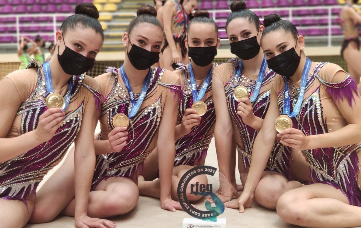 Las gimnastas afrontarán el próximo día 18 la segunda fase de la Copa de España. 