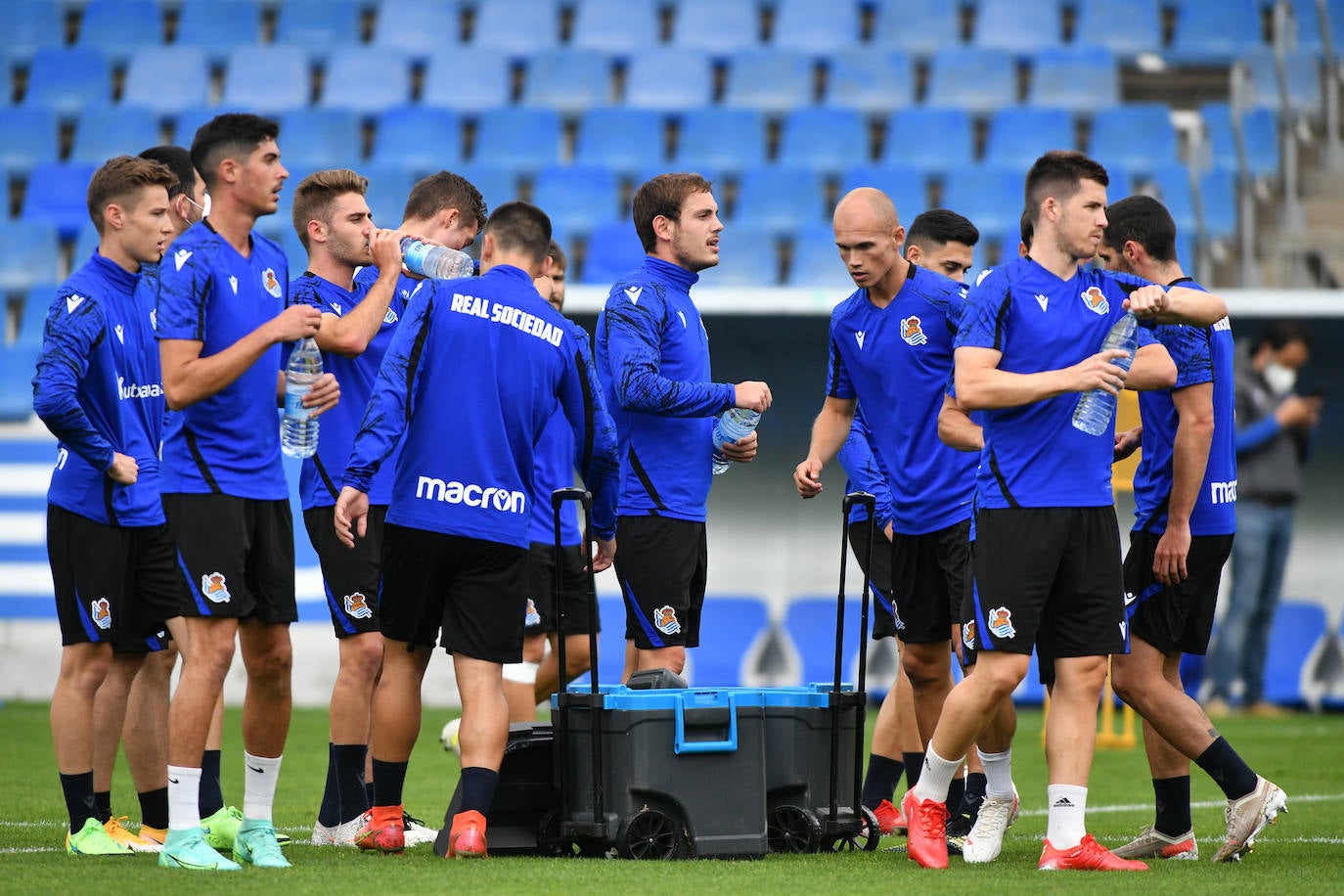 Fotos: Las mejores imágenes del entrenamiento de la Real Sociedad