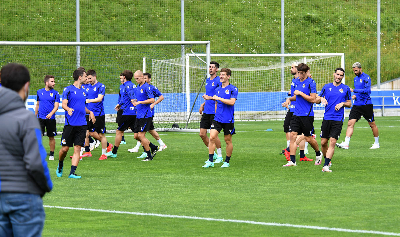 Fotos: Las mejores imágenes del entrenamiento de la Real Sociedad