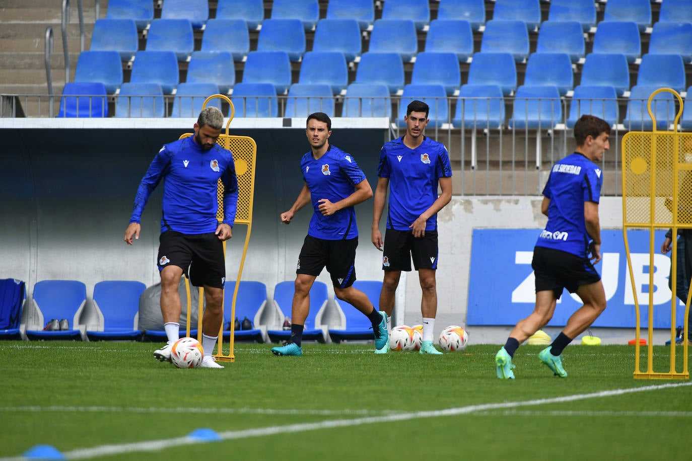 Fotos: Las mejores imágenes del entrenamiento de la Real Sociedad