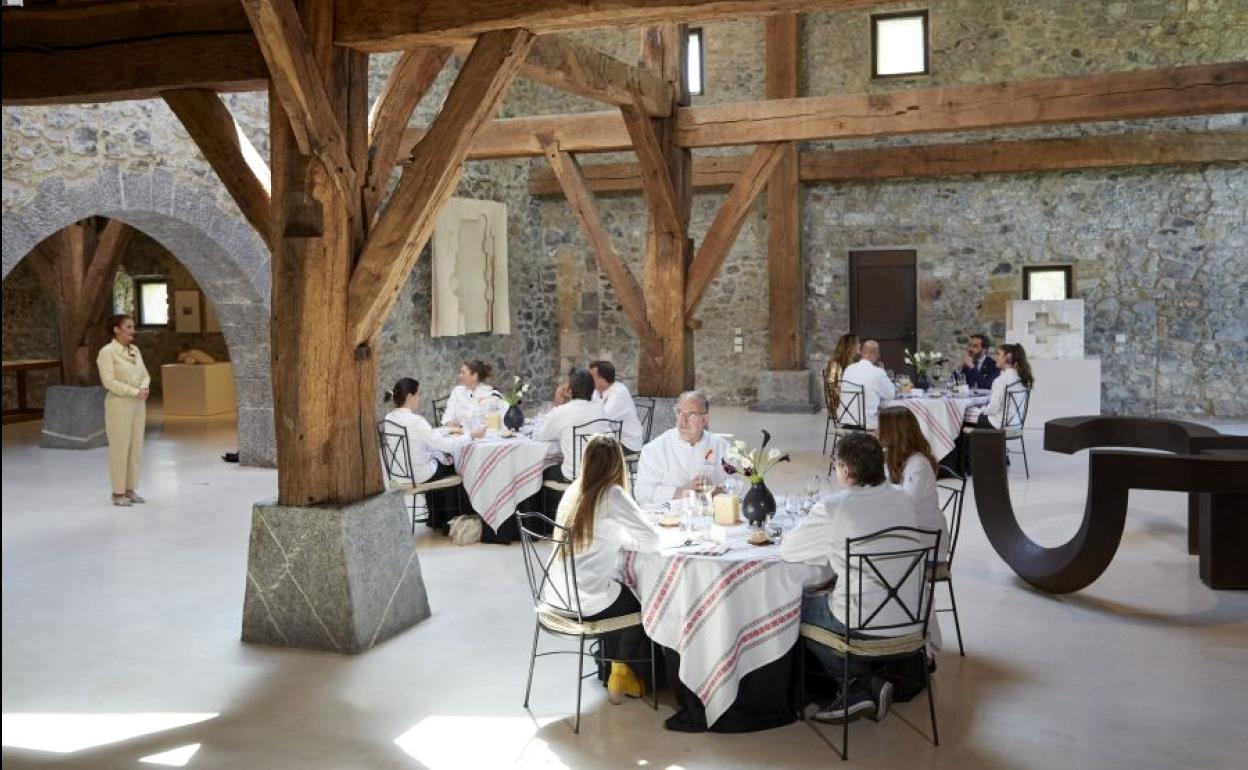 Imágenes de la grabación de Masterchef en Chillida - Leku
