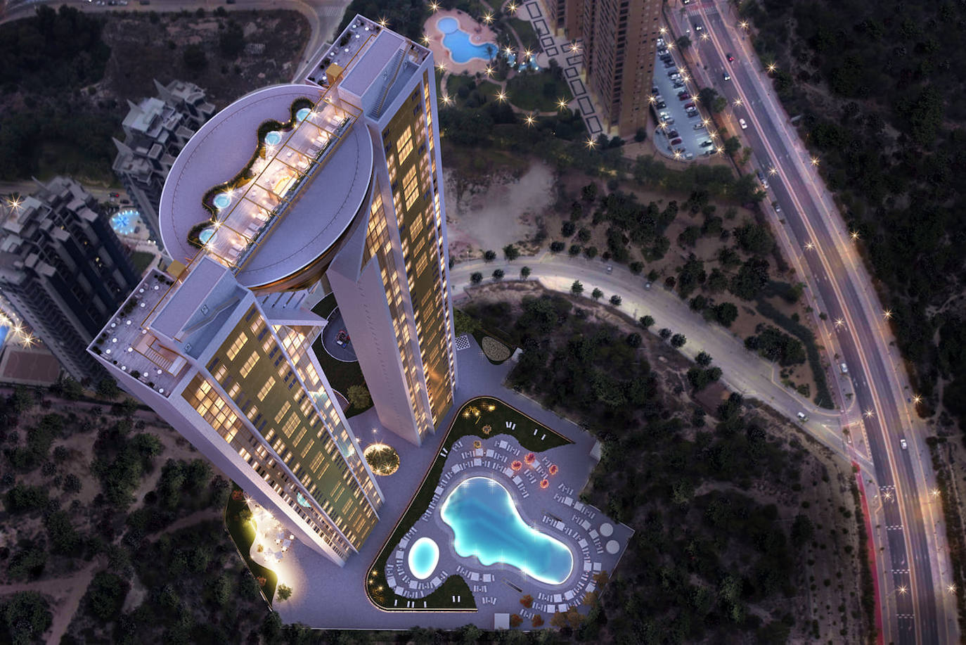 Fotos: Benidorm estrena el rascacielos de viviendas más alto de la UE