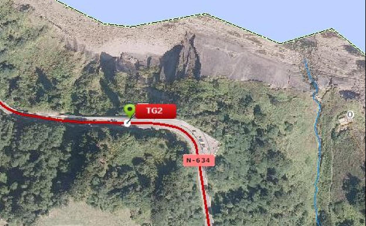 Herido un motorista en Deba tras colisionar con un turismo