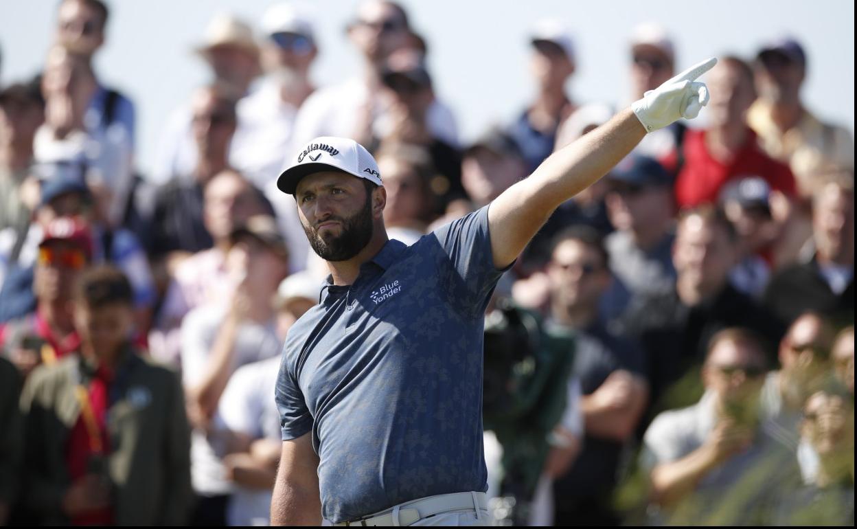 Jon Rahm recuperó ayer las buenas sensaciones. 