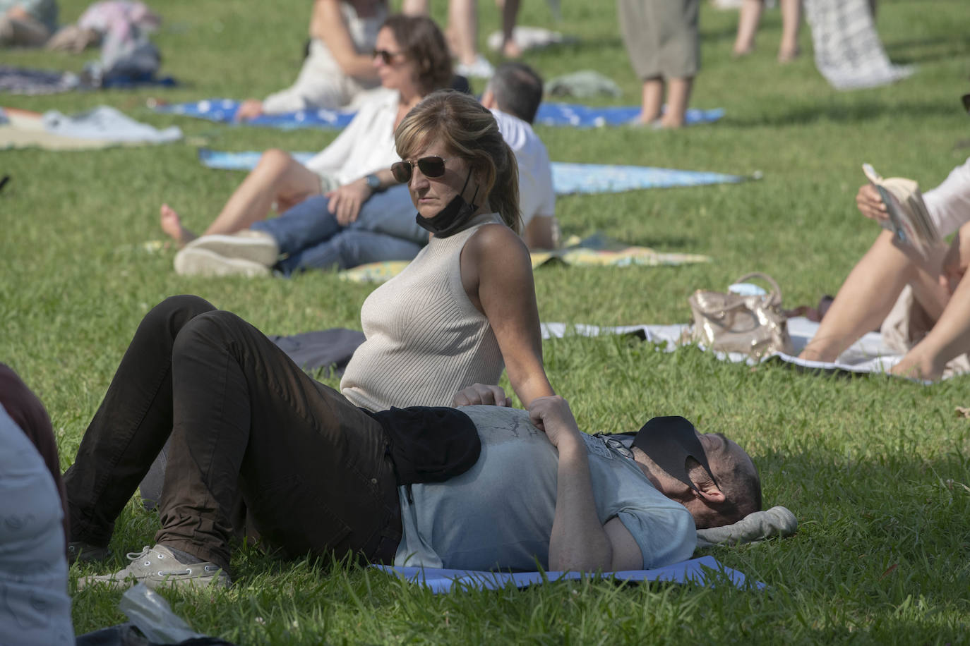 Fotos: Cécile McLorian en el concierto de adelanto del Jazzaldia