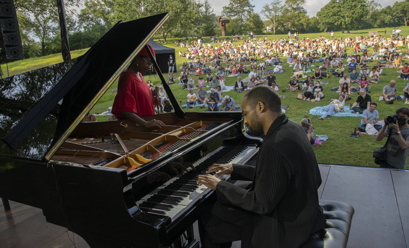 Fotos: Cécile McLorian en el concierto de adelanto del Jazzaldia