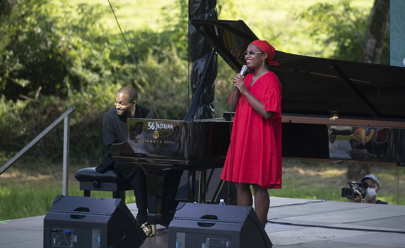 Fotos: Cécile McLorian en el concierto de adelanto del Jazzaldia