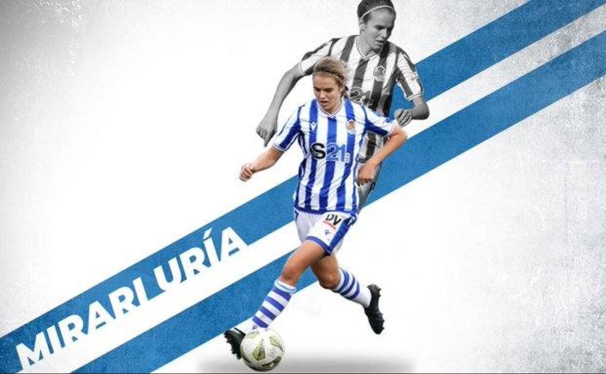 Mirari Uria, nueva jugadora del primer equipo.