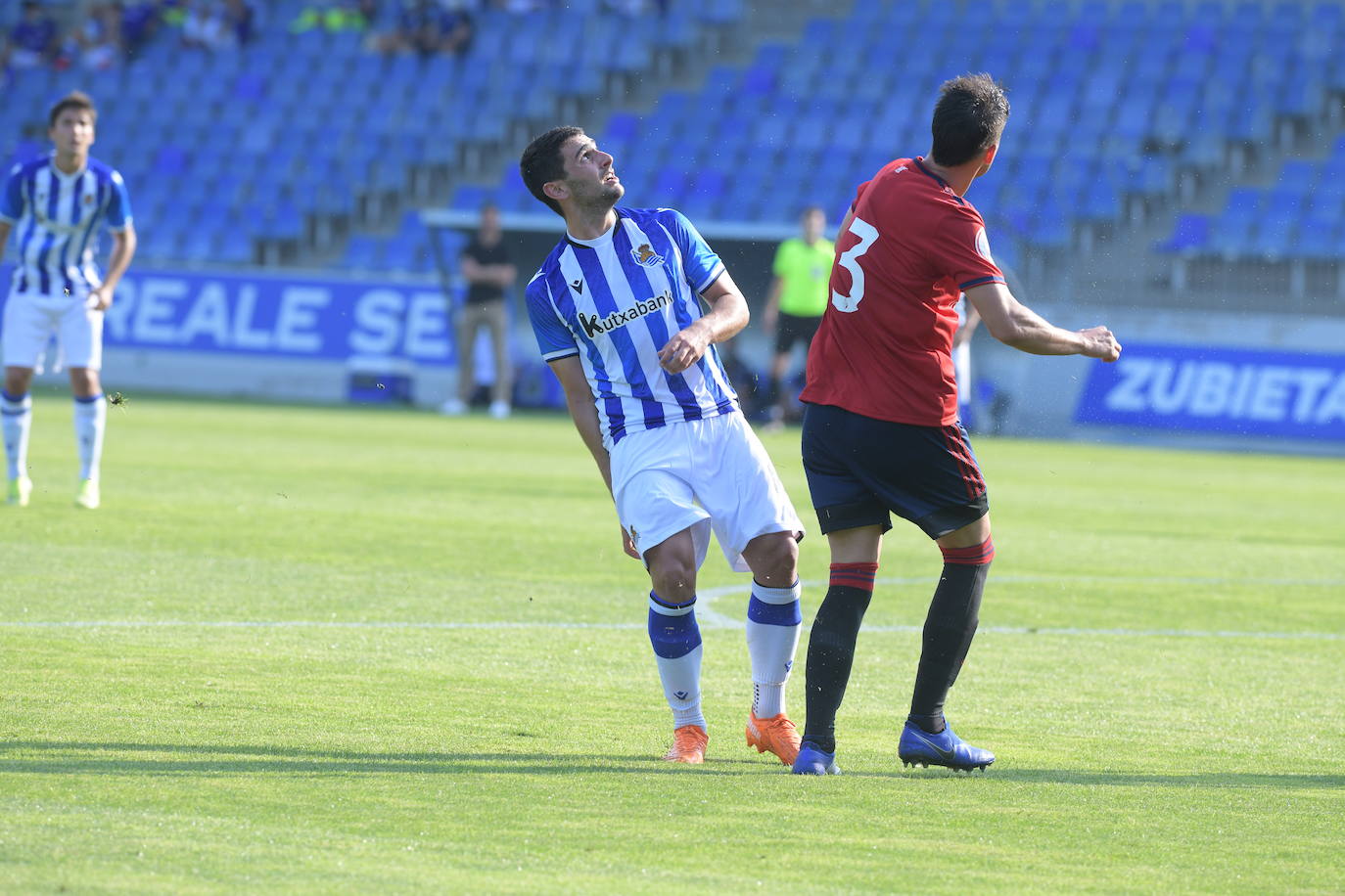 El Sanse se impuso por 3-1 al Osasuna B. El navarro ya suma dos tantos, el de este martes de penalti, mientras que el riojano aprovechó un regalo de Roberto López para vencer al conjunto navarro.