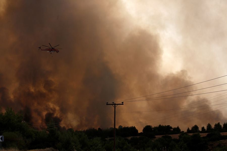 Fotos: Ola de calor en Grecia