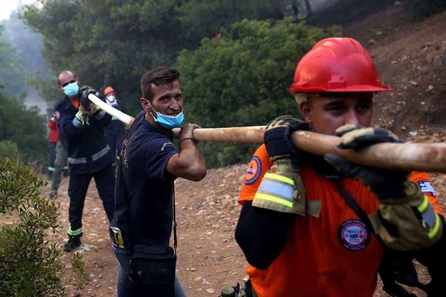 Fotos: Ola de calor en Grecia