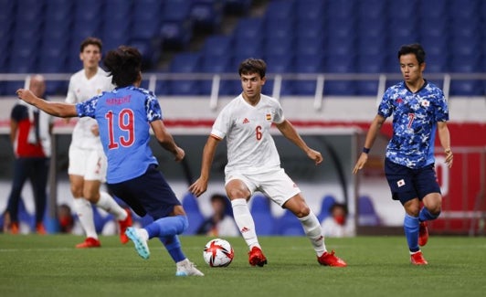 Zubimendi ante Japón en semifinales de los Juegos 