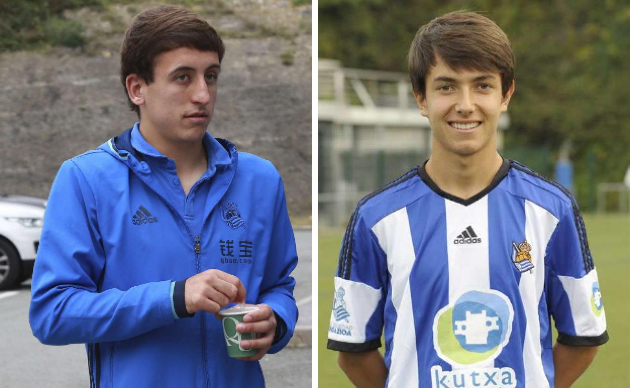 Oyarzabal y Zubimendi, cuando eran solo dos chavales de Zubieta.