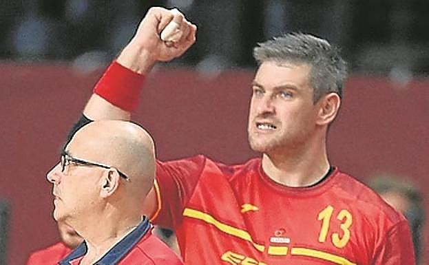 Julen Aginagalde, feliz.