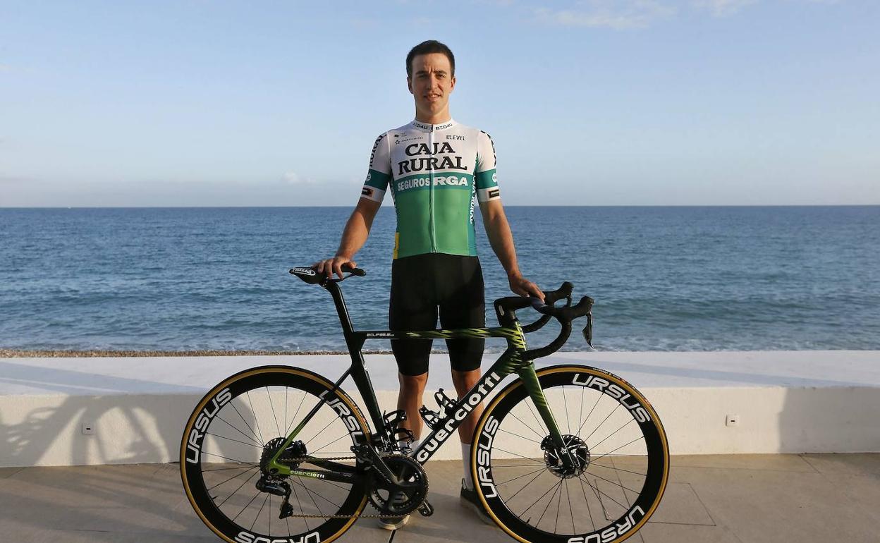 Aritz Bagües, en pretemporada. 