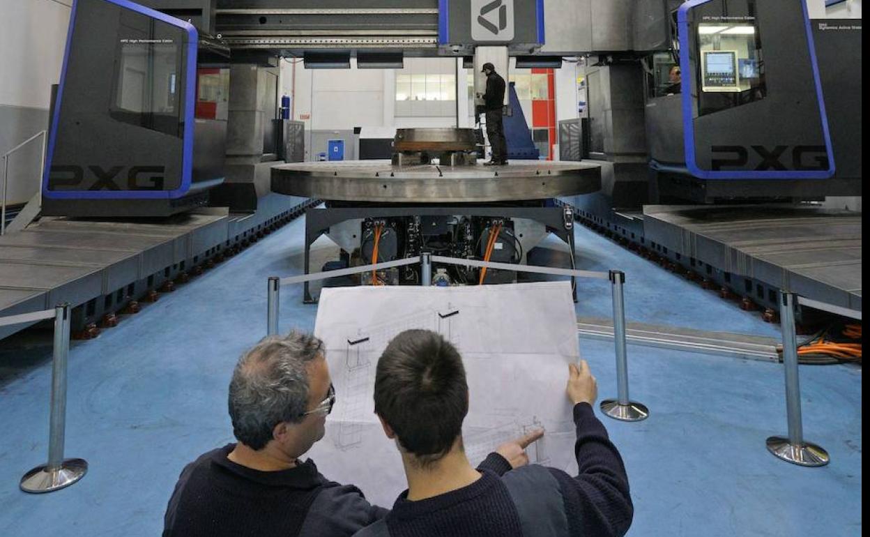 Fresadora de Soraluze, del Grupo Danobat.