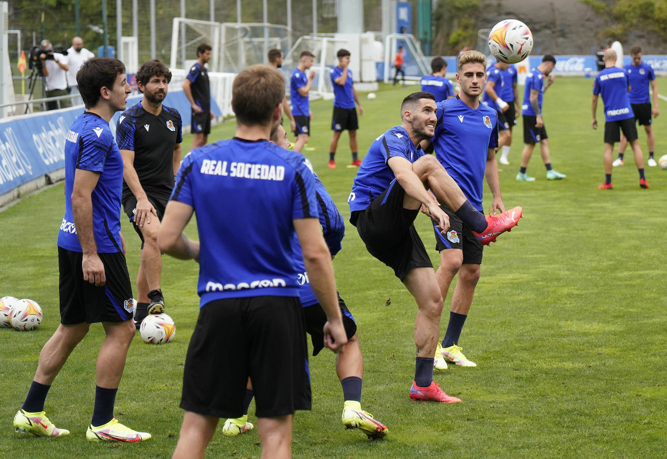 Fotos: Las mejores imágenes del entrenamiento de la Real Sociedad