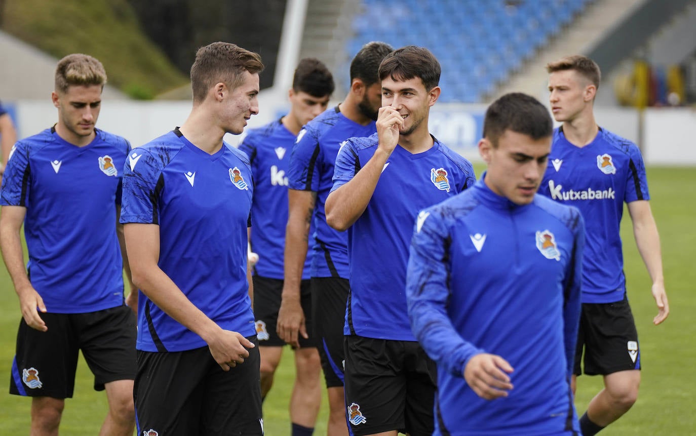 Fotos: Las mejores imágenes del entrenamiento de la Real Sociedad