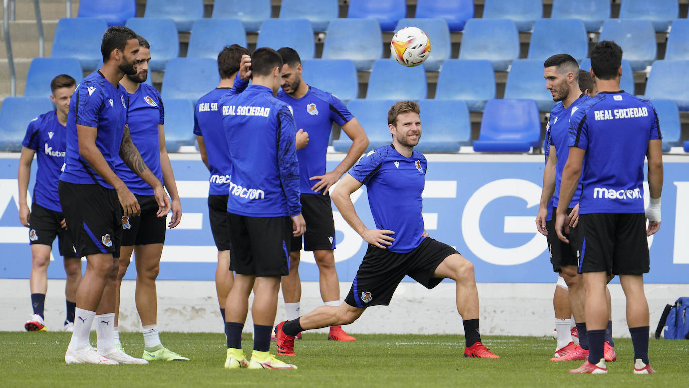 Fotos: Las mejores imágenes del entrenamiento de la Real Sociedad