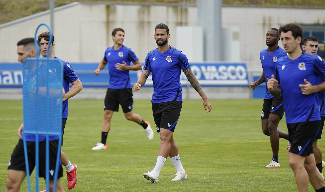 Fotos: Las mejores imágenes del entrenamiento de la Real Sociedad
