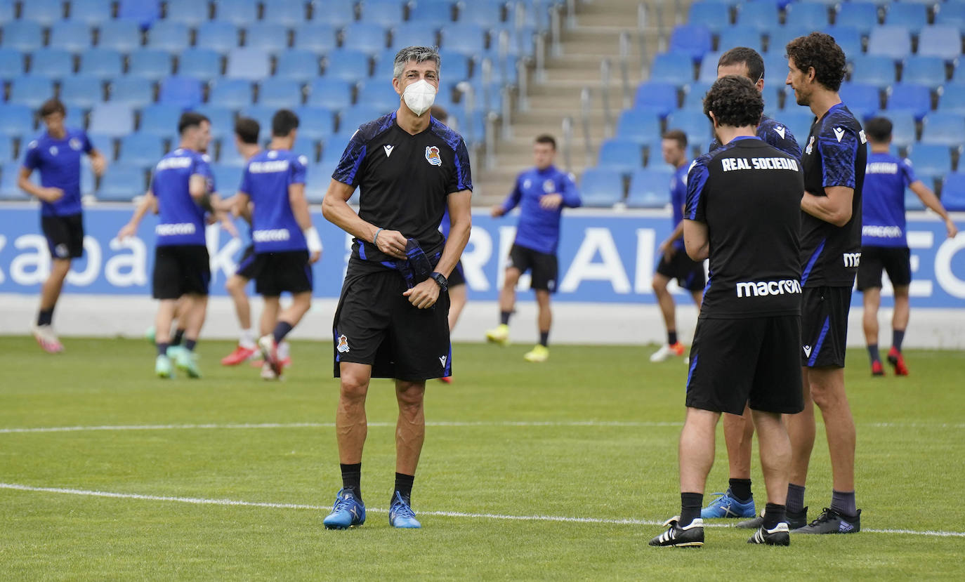 Fotos: Las mejores imágenes del entrenamiento de la Real Sociedad