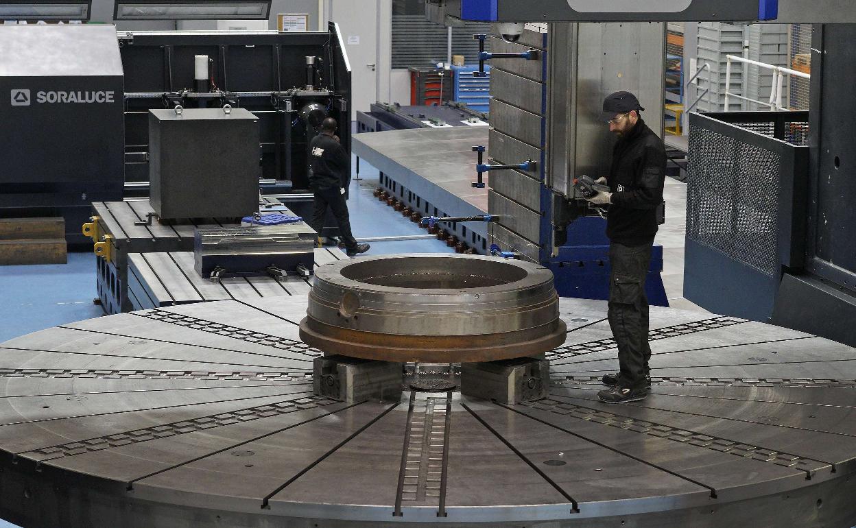 Fresadora gigante de Soraluze, del Grupo Danobat. 