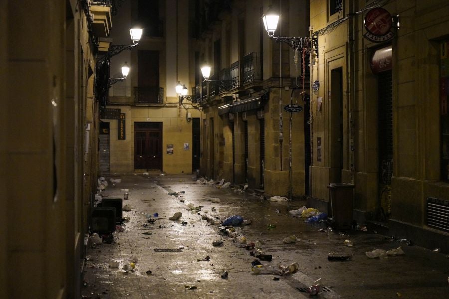 Fotos: Altercados en Donostia