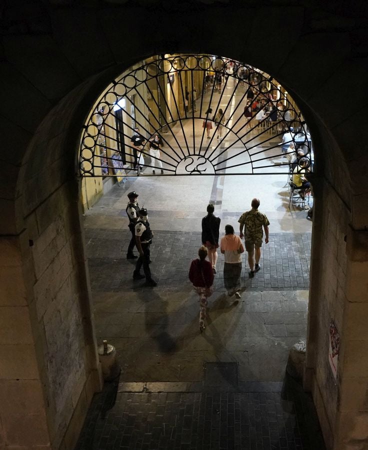 Fotos: Altercados en Donostia
