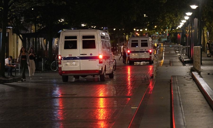 Fotos: Altercados en Donostia