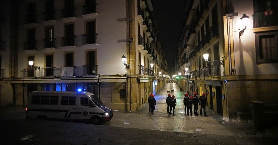 Fotos: Altercados en Donostia