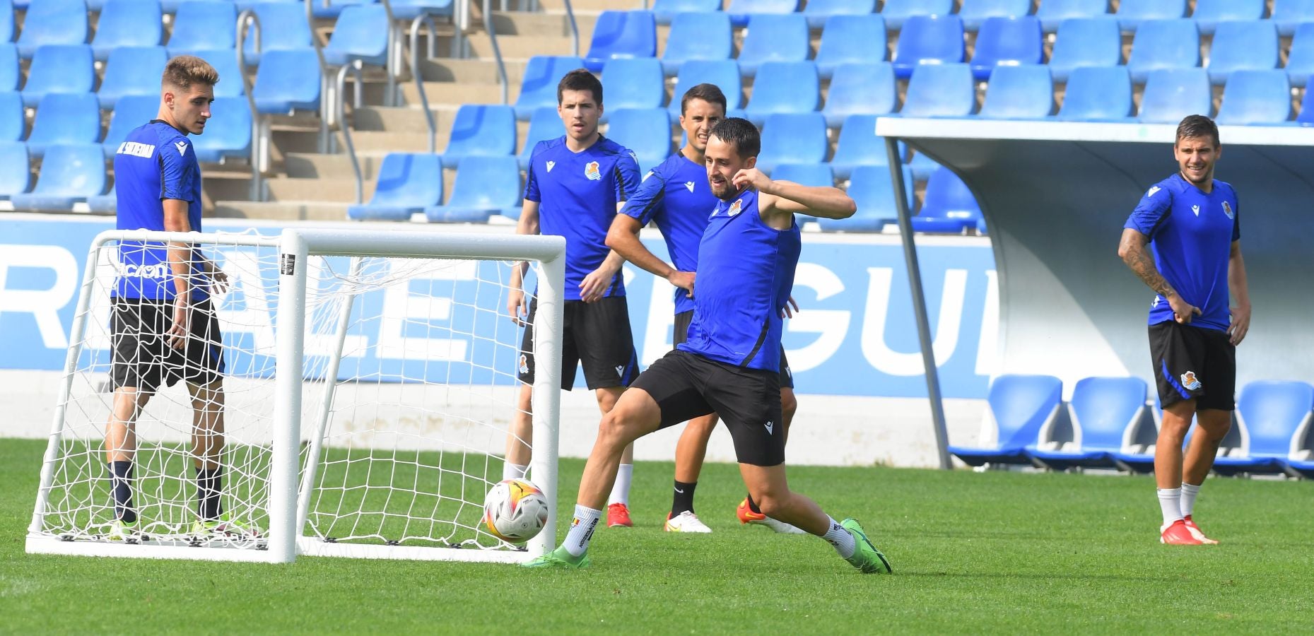 Fotos: Las imágenes del entrenamiento de la Real