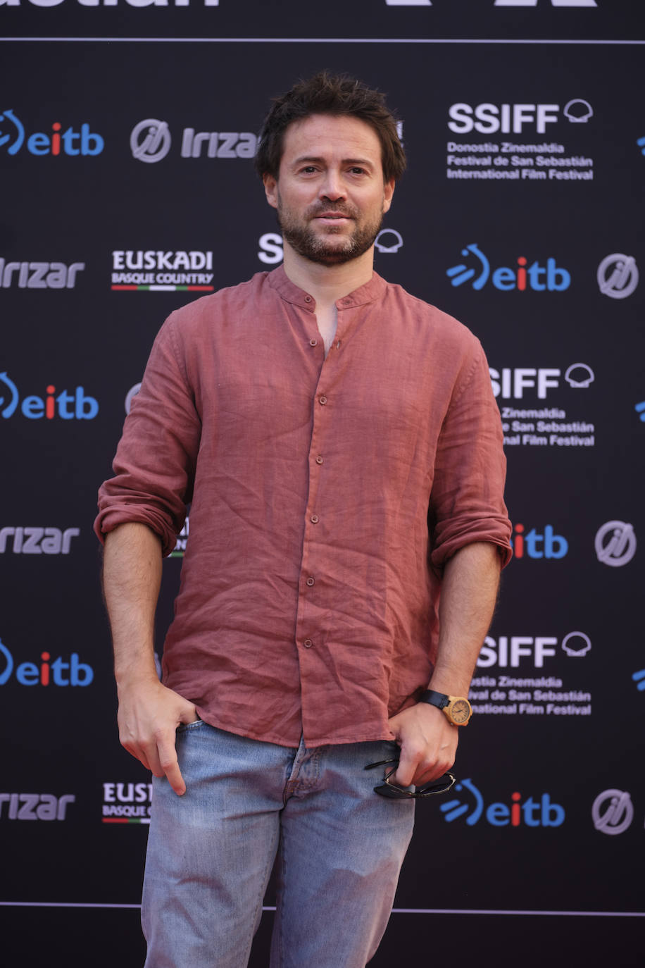 José Luis Rebordinos (Zinemaldi), Jaime Otamendi (Donostia Kultura), Bingen Zupiria (Departamento de Cultura) e Irene Larraza (Instituto Etxepare), en la presentación de las películas vascas que van a participar en el Festival.