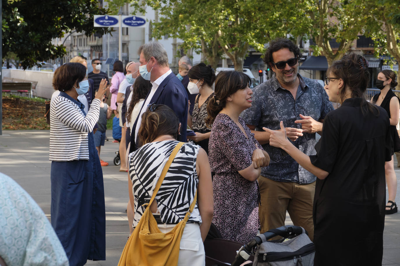 José Luis Rebordinos (Zinemaldi), Jaime Otamendi (Donostia Kultura), Bingen Zupiria (Departamento de Cultura) e Irene Larraza (Instituto Etxepare), en la presentación de las películas vascas que van a participar en el Festival.