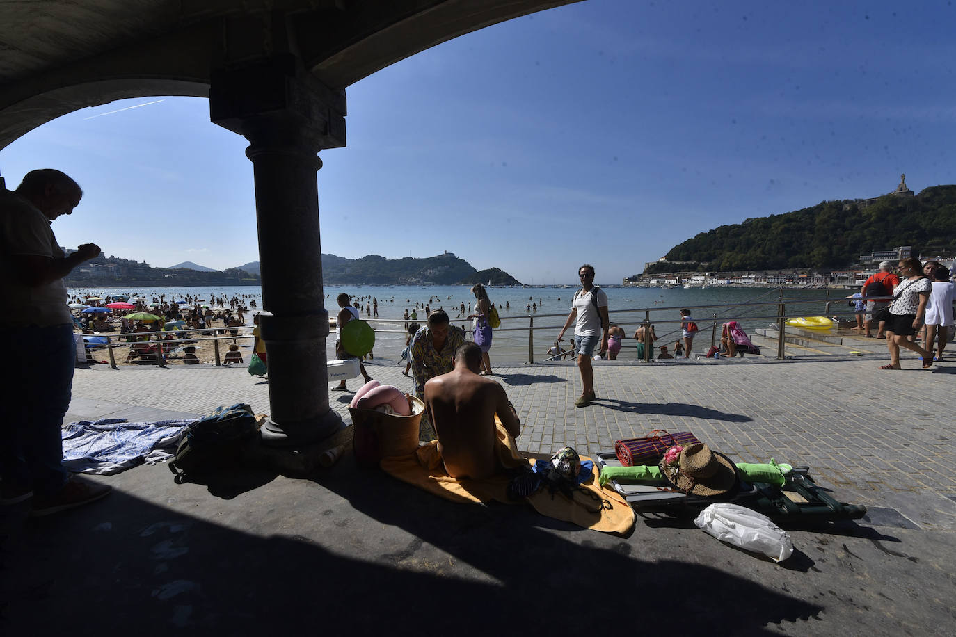 Fotos: Gipuzkoa afronta 72 horas de calor y mañana se activará la alerta amarilla