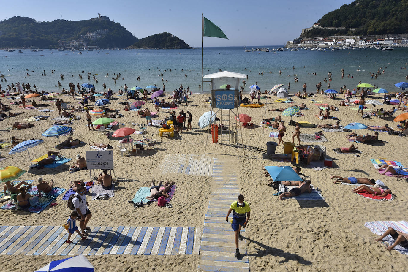 Fotos: Gipuzkoa afronta 72 horas de calor y mañana se activará la alerta amarilla