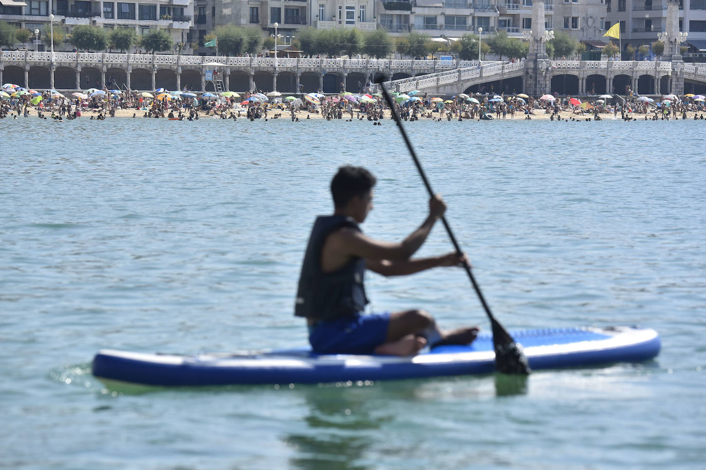Fotos: Gipuzkoa afronta 72 horas de calor y mañana se activará la alerta amarilla