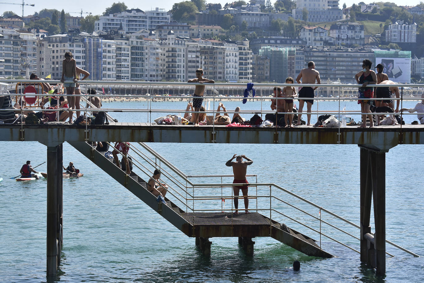 Fotos: Gipuzkoa afronta 72 horas de calor y mañana se activará la alerta amarilla