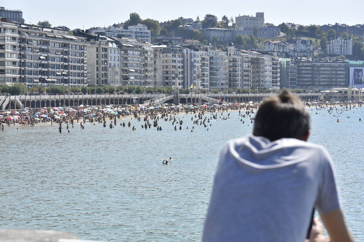 Fotos: Gipuzkoa afronta 72 horas de calor y mañana se activará la alerta amarilla