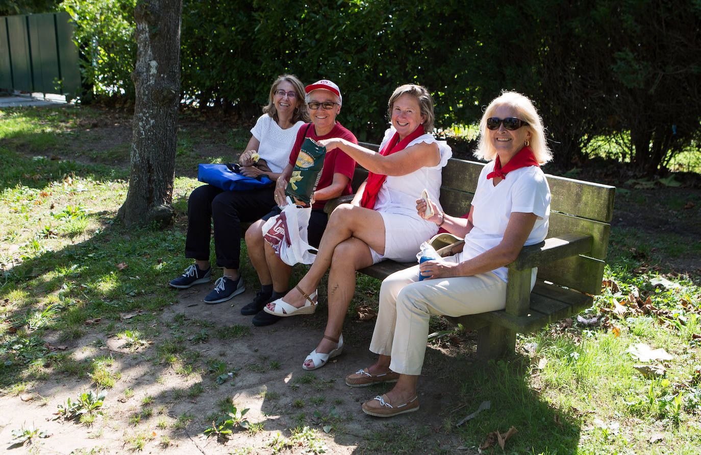 Fotos: Las imágenes de otro 8 de septiembre atípico en Hondarribia