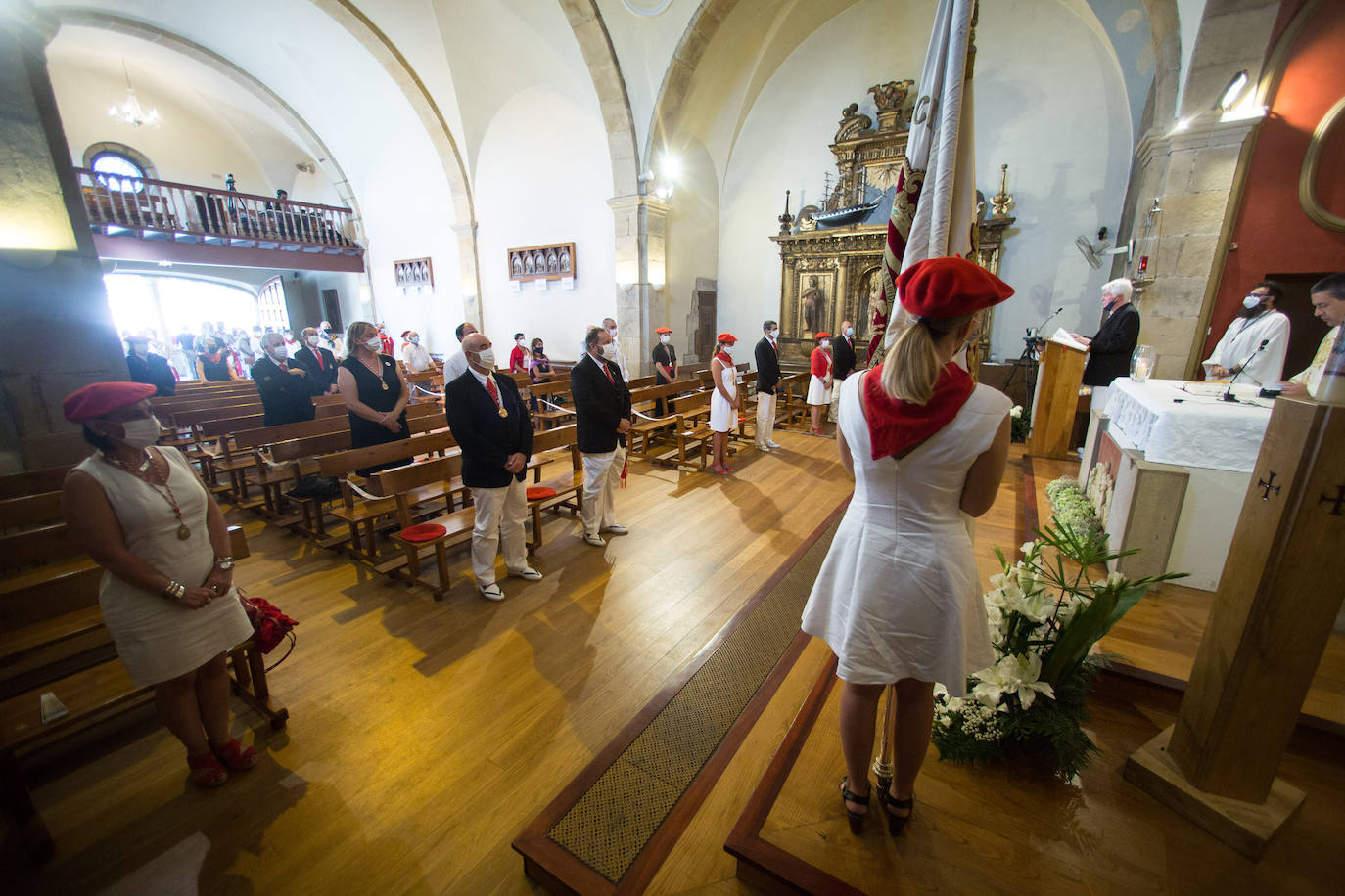 Fotos: Las imágenes de otro 8 de septiembre atípico en Hondarribia