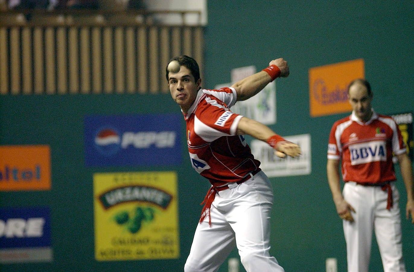 Fotos: Aimar Olaizola y el adiós a una vida en los frontones