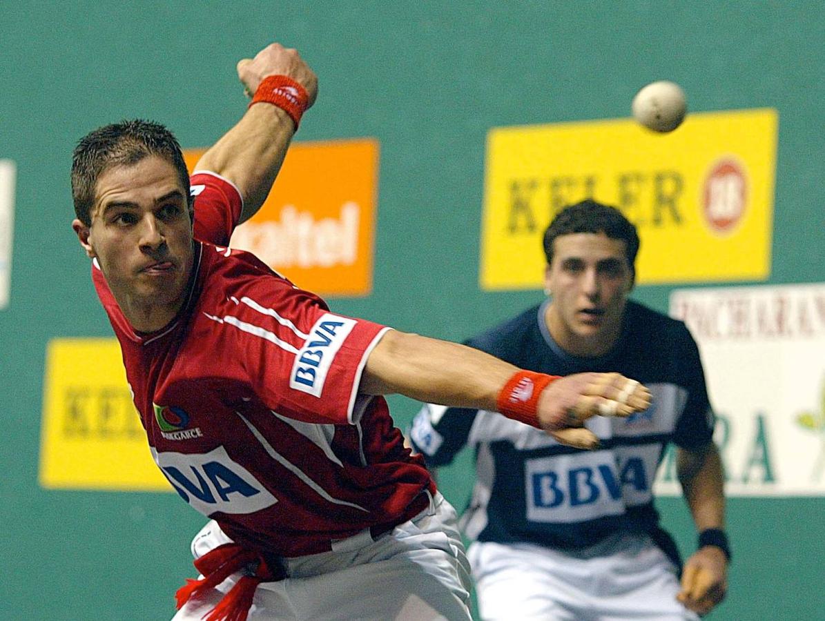 Fotos: Aimar Olaizola y el adiós a una vida en los frontones