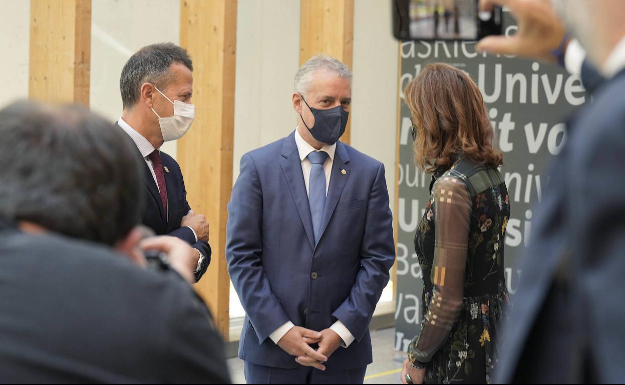 Urkullu ha presidido la apertura del curso universitario de la UPV/EHU en Donsotia. 